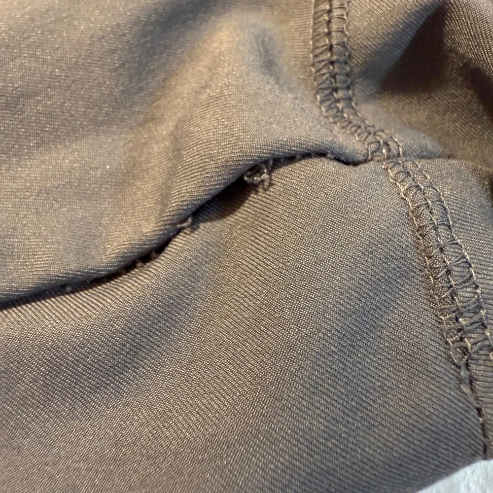 Nike Dri Fit Mens‎ M Athletic Pants Gray Elastic Waist Drawstring bottom Pockets
